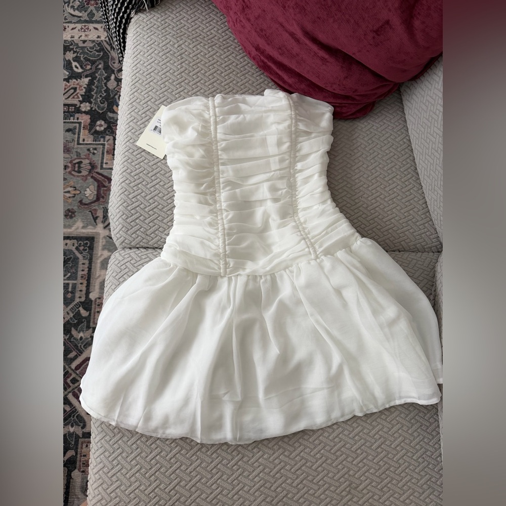 Peppermayo white mini dress!